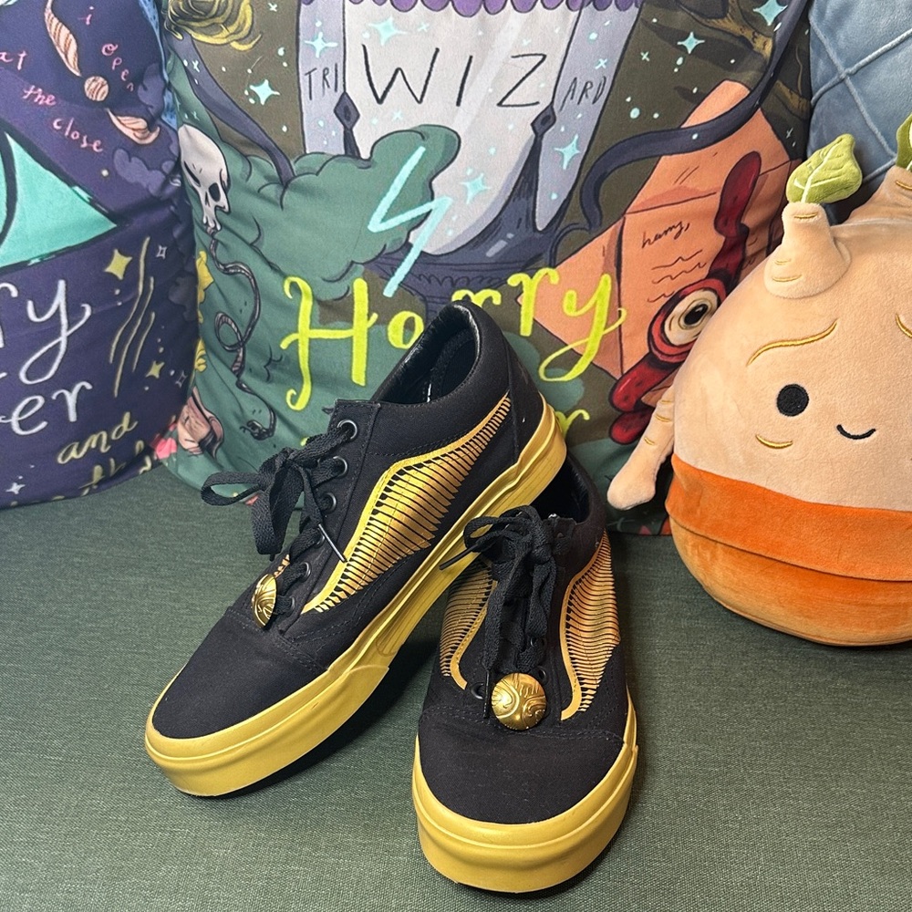 Harry Potter Golden Snitch Vans Old Skool